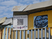 A new interactive mural of deported veterans, ''The Deported Veterans Diaspora,'' is at the Playas de Tijuana beach border wall on the Tijua...