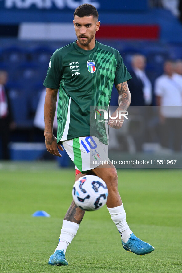 Lorenzo Pellegrini (ITA) during the UEFA National League Matchday 1 match between France and Italy at the Parc des Princes Stadium in Paris,...