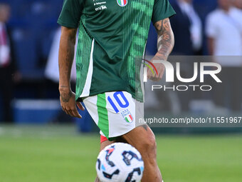 Lorenzo Pellegrini (ITA) during the UEFA National League Matchday 1 match between France and Italy at the Parc des Princes Stadium in Paris,...