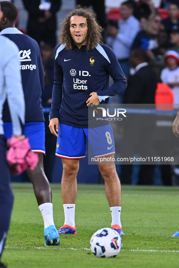 Matteo Guendouzi (FRA) during the UEFA National League Matchday 1 match between France and Italy at the Parc des Princes Stadium in Paris, F...