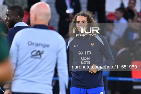 Matteo Guendouzi (FRA) during the UEFA National League Matchday 1 match between France and Italy at the Parc des Princes Stadium in Paris, F...