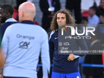 Matteo Guendouzi (FRA) during the UEFA National League Matchday 1 match between France and Italy at the Parc des Princes Stadium in Paris, F...