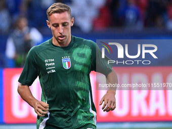 Davide Frattesi (ITA) during the UEFA National League Matchday 1 match between France and Italy at the Parc des Princes Stadium in Paris, Fr...