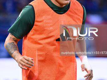 Mateo Retegui (ITA) during the UEFA National League Matchday 1 match between France and Italy at the Parc des Princes Stadium in Paris, Fran...