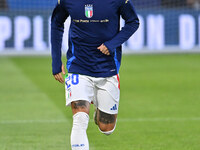 Mattia Zaccagni (ITA) during the UEFA National League Matchday 1 match between France and Italy at the Parc des Princes Stadium in Paris, Fr...