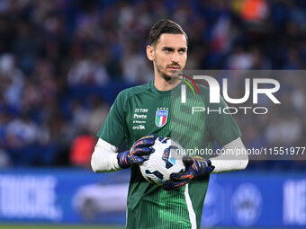 Alex Meret (ITA) during the UEFA National League Matchday 1 match between France and Italy at the Parc des Princes Stadium in Paris, France,...