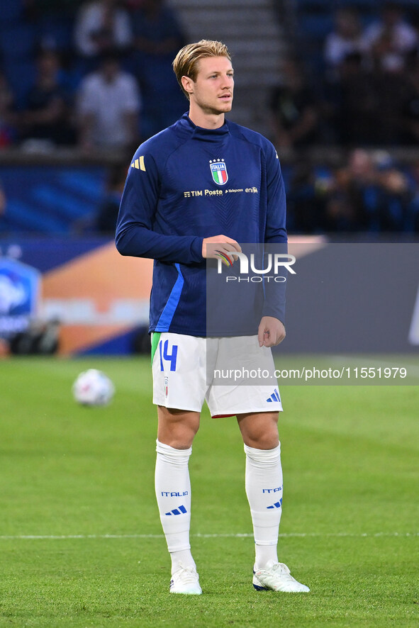 Marco Brescianini (ITA) during the UEFA National League Matchday 1 match between France and Italy at the Parc des Princes Stadium in Paris,...