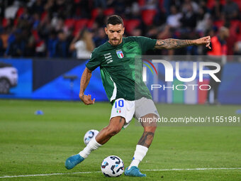 Lorenzo Pellegrini (ITA) during the UEFA National League Matchday 1 match between France and Italy at the Parc des Princes Stadium in Paris,...