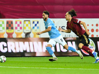 In action during Belgium vs. Israel: matchday 1 of UEFA Nations League 2024-2025, in Debrecen, Hungary, on September 6, 2024. (