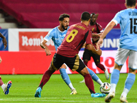 Sagiv Jehezkel is in action during Belgium vs Israel: matchday 1 of UEFA Nations League 2024-2025, at Nagyerdei Stadion, in Debrecen, Hungar...