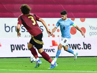 Manor Solomon plays during Belgium vs. Israel: matchday 1 of the UEFA Nations League 2024-2025, at Nagyerdei Stadion in Debrecen, Hungary, o...