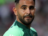 Riyad Karim Mahrez of Algeria reacts during the African Cup of Nations (CAN 2025) qualifying football match between Algeria and Equatorial G...