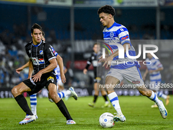 De Graafschap player Tristan van Gilst plays during the match De Graafschap vs. Eindhoven at the Stadium De Vijverberg for the Dutch KeukenK...