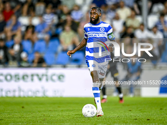 De Graafschap player Jeffry Fortes plays during the match between De Graafschap and Eindhoven at the Stadium De Vijverberg for the Dutch Keu...