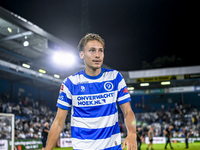 De Graafschap player Jesse van de Haar plays during the match between De Graafschap and Eindhoven at Stadium De Vijverberg for the Dutch Keu...