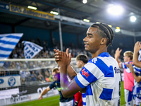 De Graafschap player Yannick Eduardo plays during the match between De Graafschap and Eindhoven at Stadium De Vijverberg for the Dutch Keuke...