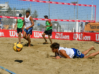 Iurisci M. - Marini Da Costa G. (White) vs. Lupo D. - Zaytsev I. (Green) during Fonzies Campionato Italiano Assoluti Femminili e Maschili 20...