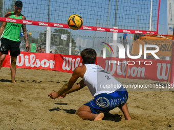 Iurisci M. - Marini Da Costa G. (White) vs. Lupo D. - Zaytsev I. (Green) during Fonzies Campionato Italiano Assoluti Femminili e Maschili 20...