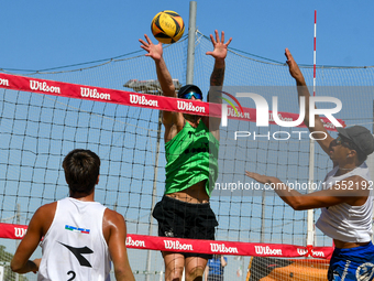 Iurisci M. - Marini Da Costa G. (White) vs. Lupo D. - Zaytsev I. (Green) during Fonzies Campionato Italiano Assoluti Femminili e Maschili 20...