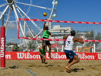 Iurisci M. - Marini Da Costa G. (White) vs. Lupo D. - Zaytsev I. (Green) during Fonzies Campionato Italiano Assoluti Femminili e Maschili 20...