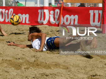 Iurisci M. - Marini Da Costa G. (White) vs. Lupo D. - Zaytsev I. (Green) during Fonzies Campionato Italiano Assoluti Femminili e Maschili 20...