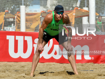 Iurisci M. - Marini Da Costa G. (White) vs. Lupo D. - Zaytsev I. (Green) during Fonzies Campionato Italiano Assoluti Femminili e Maschili 20...