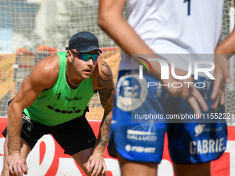 Iurisci M. - Marini Da Costa G. (White) vs. Lupo D. - Zaytsev I. (Green) during Fonzies Campionato Italiano Assoluti Femminili e Maschili 20...