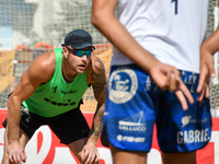 Iurisci M. - Marini Da Costa G. (White) vs. Lupo D. - Zaytsev I. (Green) during Fonzies Campionato Italiano Assoluti Femminili e Maschili 20...