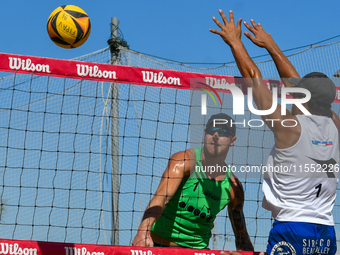 Iurisci M. - Marini Da Costa G. (White) vs. Lupo D. - Zaytsev I. (Green) during Fonzies Campionato Italiano Assoluti Femminili e Maschili 20...