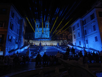 The Opening Ceremony of the World Skate Games Italia 2024 takes place in Piazza di Spagna, Rome, Italy, on September 6, 2024. (