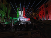 The Opening Ceremony of the World Skate Games Italia 2024 takes place in Piazza di Spagna, Rome, Italy, on September 6, 2024. (