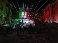 The Opening Ceremony of the World Skate Games Italia 2024 takes place in Piazza di Spagna, Rome, Italy, on September 6, 2024. (