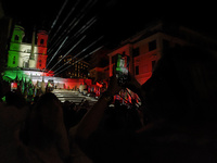 The Opening Ceremony of the World Skate Games Italia 2024 takes place in Piazza di Spagna, Rome, Italy, on September 6, 2024. (