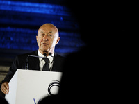 World Skate President, Sabatino Aracu, during the ceremony of the World Skate Games Italia 2024 in Piazza di Spagna, Rome, Italy, on Septemb...