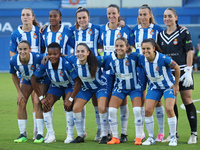 RCD Espanyol during the match between RCD Espanyol Women and Real Madrid CF Women, corresponding to week 1 of the Liga F, at the Dani Jarque...