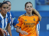 Melanie Leupolz plays during the match between RCD Espanyol Women and Real Madrid CF Women, corresponding to week 1 of the Liga F, at the Da...