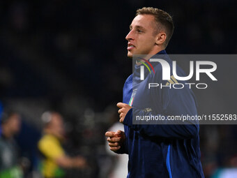 Davide Frattesi (ITA) during the UEFA National League Matchday 1 match between France and Italy at the Parc des Princes Stadium in Paris, Fr...