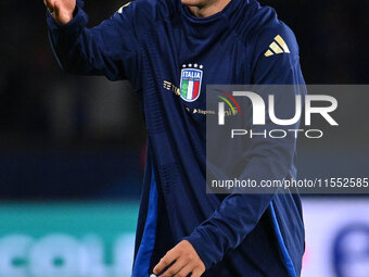 Davide Frattesi (ITA) during the UEFA National League Matchday 1 match between France and Italy at the Parc des Princes Stadium in Paris, Fr...