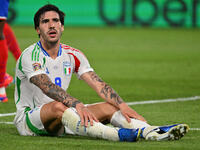 Sandro Tonali (ITA) during the UEFA National League Matchday 1 match between France and Italy at the Parc des Princes Stadium in Paris, Fran...