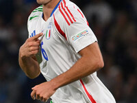 Davide Frattesi (ITA) celebrates after scoring the goal of 1-2 during the UEFA Nations League Matchday 1 match between France and Italy at t...