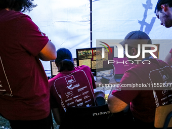 ITU Rover Tean of Turkiye and their Mars Rover participate in the European Rover Competition at AGH University in Krakow, Poland on Septembe...