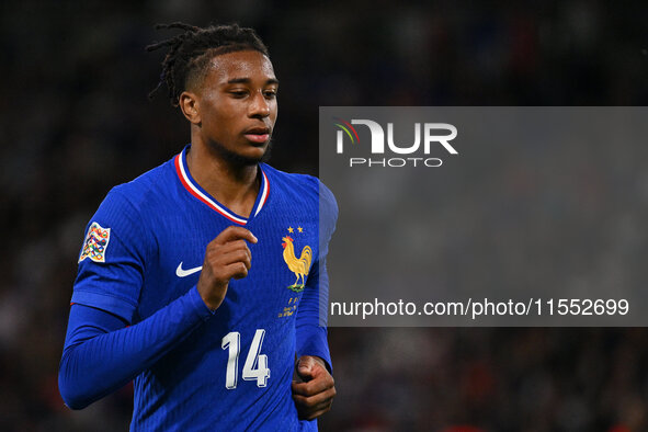 Michael Olise (FRA) during the UEFA National League Matchday 1 match between France and Italy at the Parc des Princes Stadium in Paris, Fran...