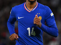 Michael Olise (FRA) during the UEFA National League Matchday 1 match between France and Italy at the Parc des Princes Stadium in Paris, Fran...