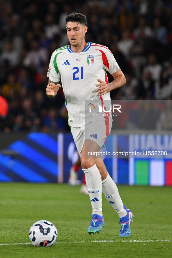 Alessandro Bastoni (ITA) during the UEFA National League Matchday 1 match between France and Italy at the Parc des Princes Stadium in Paris,...