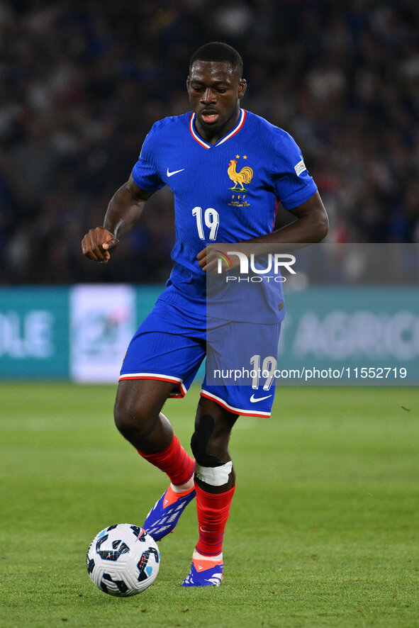 Youssouf Fofana (FRA) during the UEFA National League Matchday 1 match between France and Italy at the Parc des Princes Stadium in Paris, Fr...