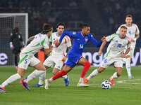 Michael Olise (FRA) during the UEFA National League Matchday 1 match between France and Italy at the Parc des Princes Stadium in Paris, Fran...