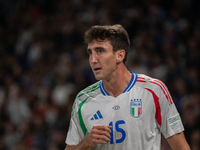 Andrea Cambiaso of Italy is in action during the UEFA Nations League 2024/25 League A Group A2 match between France and Italy at Parc des Pr...