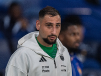 Gianluigi Donnarumma of Italy enters the pitch before the UEFA Nations League 2024/25 League A Group A2 match between France and Italy at Pa...