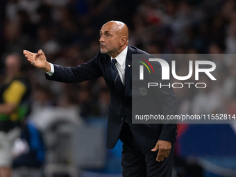 Luciano Spalletti, Head Coach of Italy, during the UEFA Nations League 2024/25 League A Group A2 match between France and Italy at Parc des...