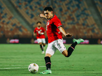 Egypt's Mohamed Hamdy plays against Cape Verde during the Egypt vs Cape Verde match in the 2025 Africa Cup of Nations Qualifiers Morocco at...